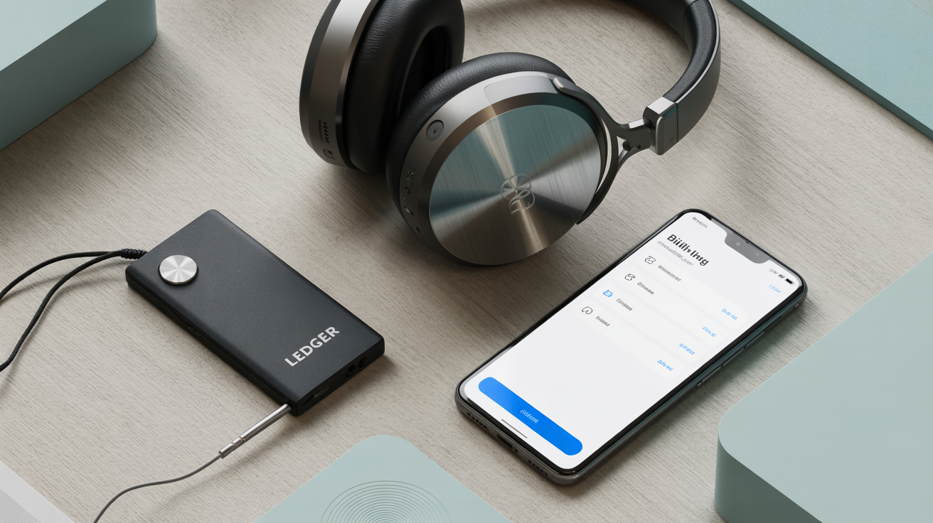 Curated toolkit for freelancers including Ledger wallet and high-end tech